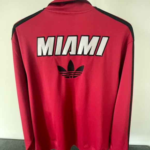 Adidas Trefoil Miami Heat Full-Zip Track Jacket 
M’s Small - fits like a M/L - Picture 2 of 6